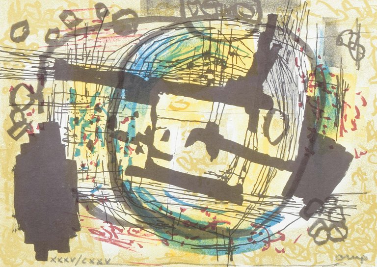 Bengt OrupFarvelitografi. Signeret med blyant samt nummereret.