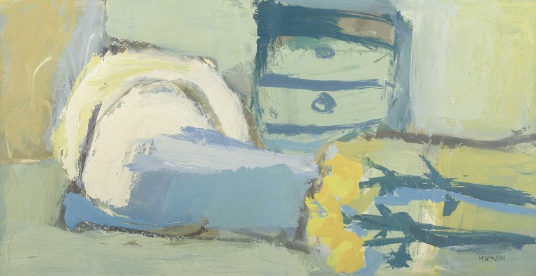 Svensk kunstner, 1960’erneAbstrakt komposition.Olie på plade.