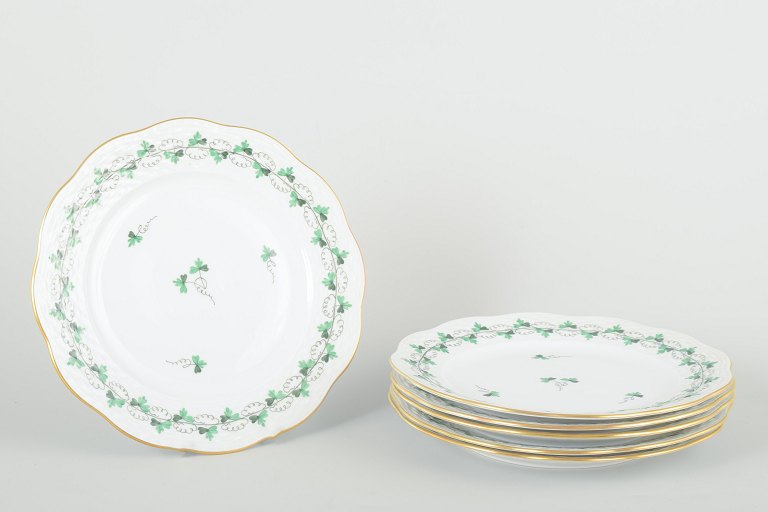 Herend, Ungarn6 tallerkener, midten af 1900-tallet.