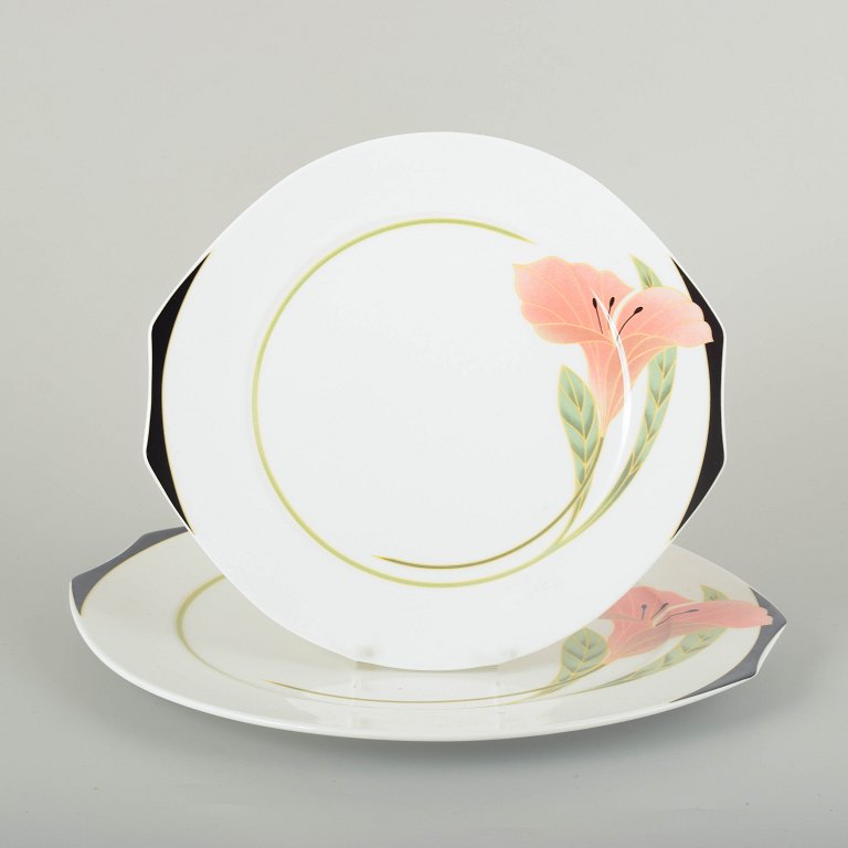Villeroy & Boch
2 tallerkener “Iris”, 1980’erne.