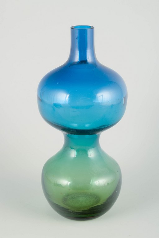 Skandinavisk studioglas
Stor kunst glas vase, 1970’erne.
