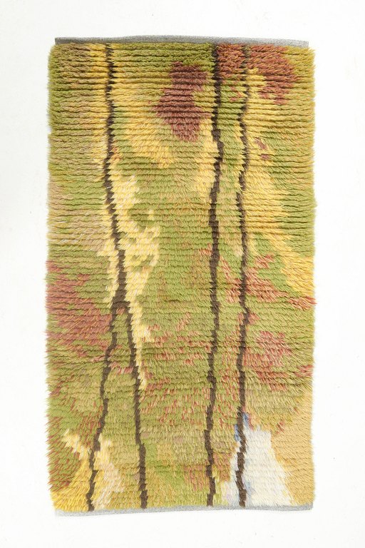 Skandinavisk designerRya-tæppe, 1960/70’erne.