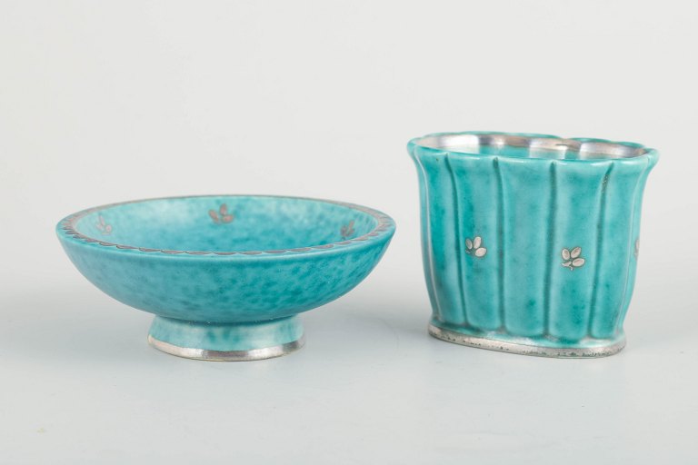 Willhelm Kåge for Gustavsberg“Argenta” serien, midten af 1900-tallet.