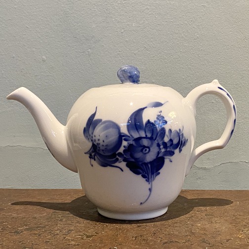 Royal Blue Flower Teapot