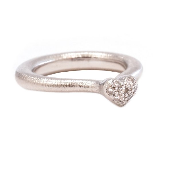 Ole Lynggaard Copenhagen 18kt Weissgold Ring mit Brillanten. Ringgr. 52