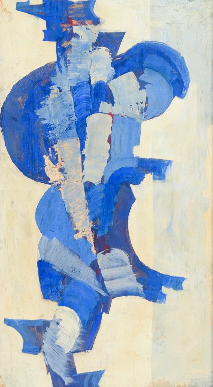 Hans Fritzdorf, modernist painting, listed Swedish painter.