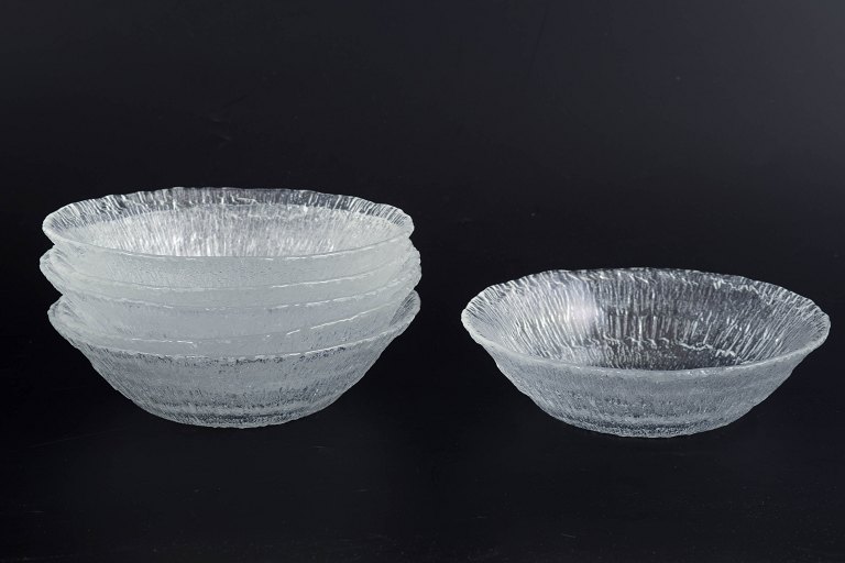 Tapio Wirkkala for Iittala, set of six bowls.