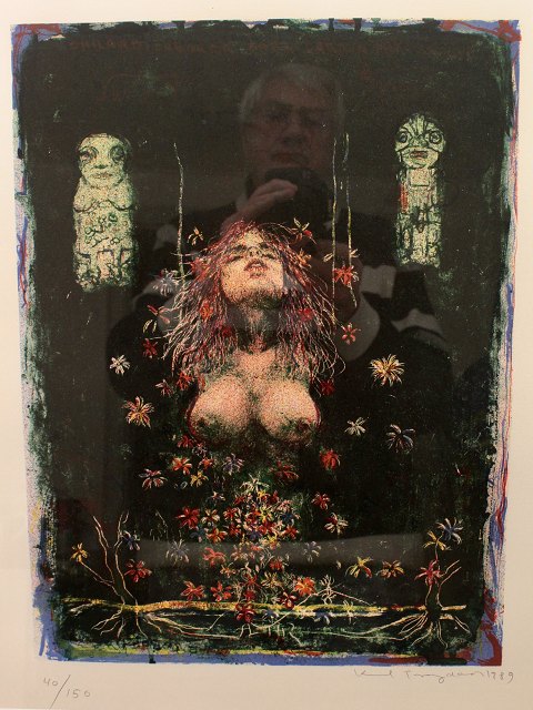 Kurt Trampedach signeret litografi