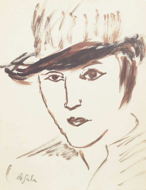 Eugene de Sala, tegning.