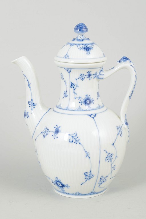 Royal Copenhagen musselmalet riflet espressokande.