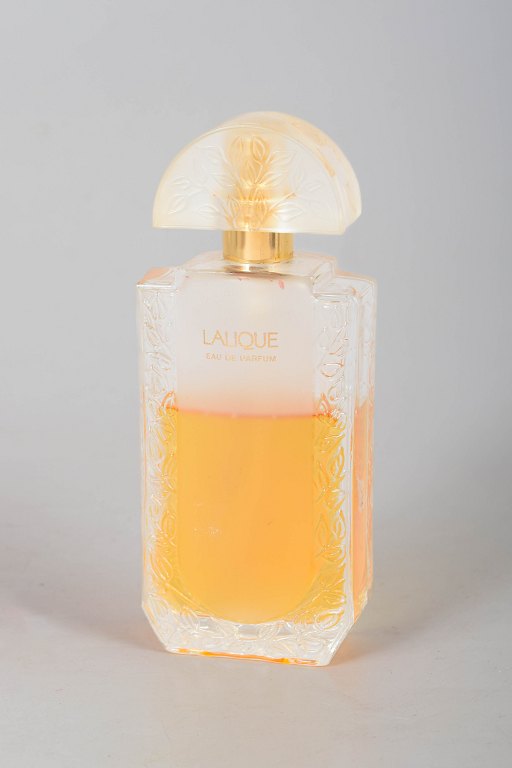 Lalique, parfumeflaske i krystalglas.
