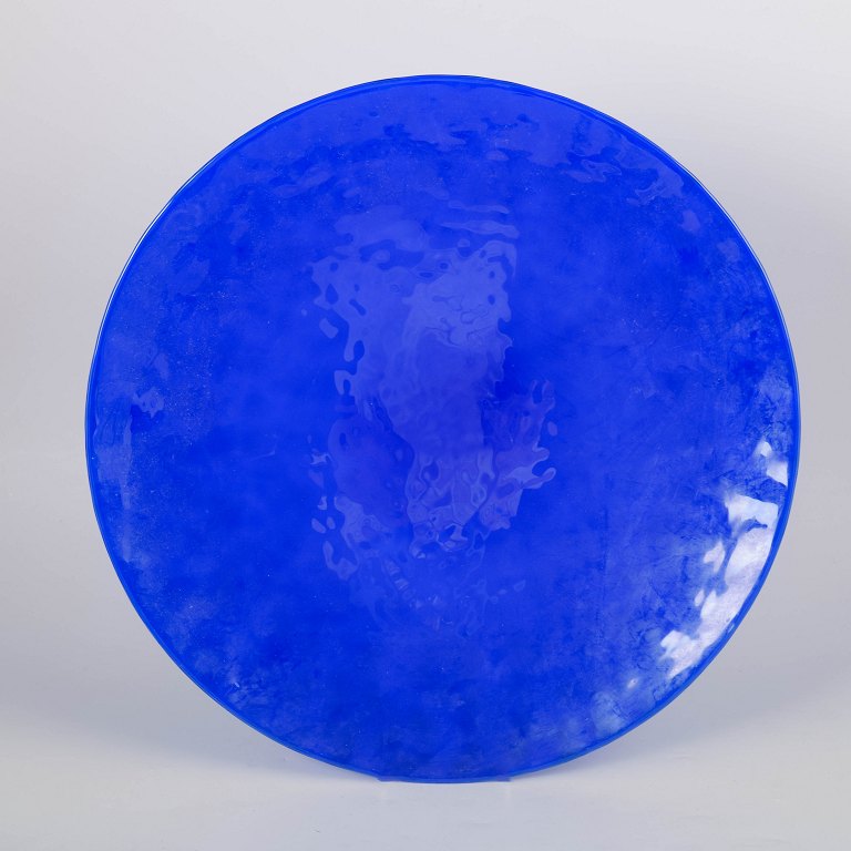 Eva Englund for Målerås, large art glass dish.