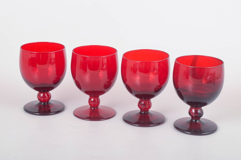 Monica Bratt for Reijmyre, set of four glasses.