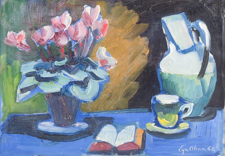 Eyvind Olesen, oliemaleri, listet dansk billedkunstner.