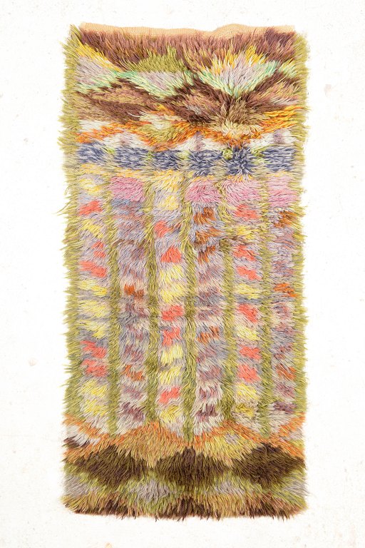 Swedish handwoven rya carpet.