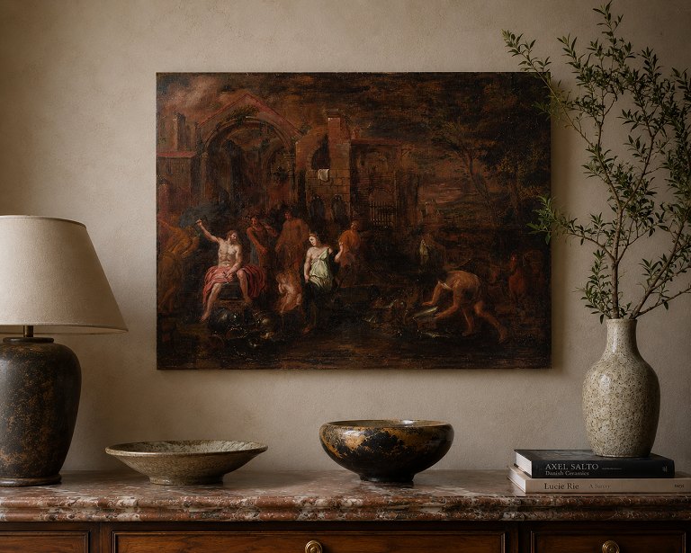 Old Master, oil on canvas, 17th century.