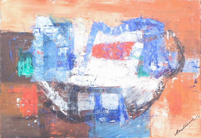 Scandinavian artist, oil on canvas, 1960s.