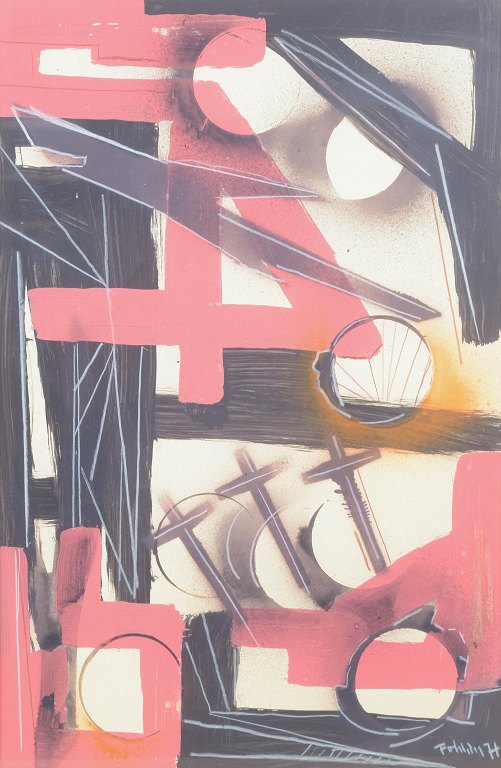Gunnar Fohlin, composition, listed Swedish visual artist.
