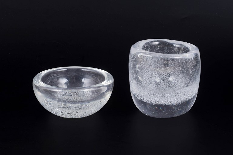 Kaj Franck for Iittala, vase and bowl.