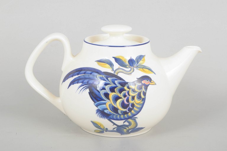Royal Copenhagen, teapot, Blue Pheasant.