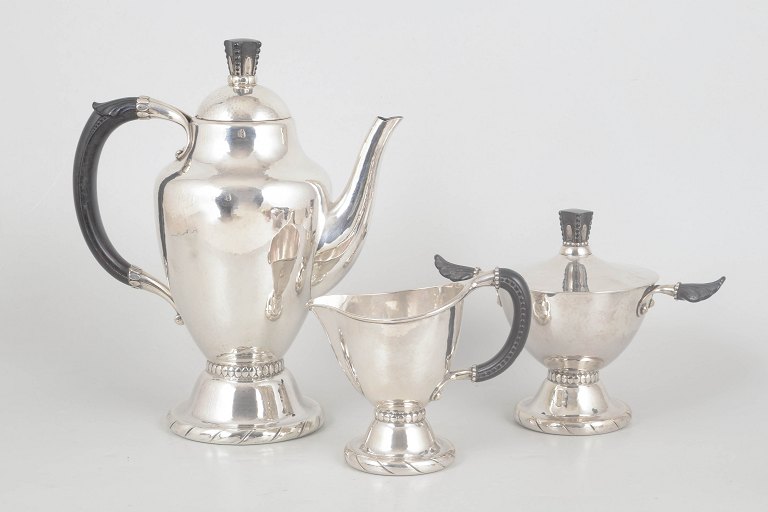 Georg Jensen, rare and early coffee set, model 88.