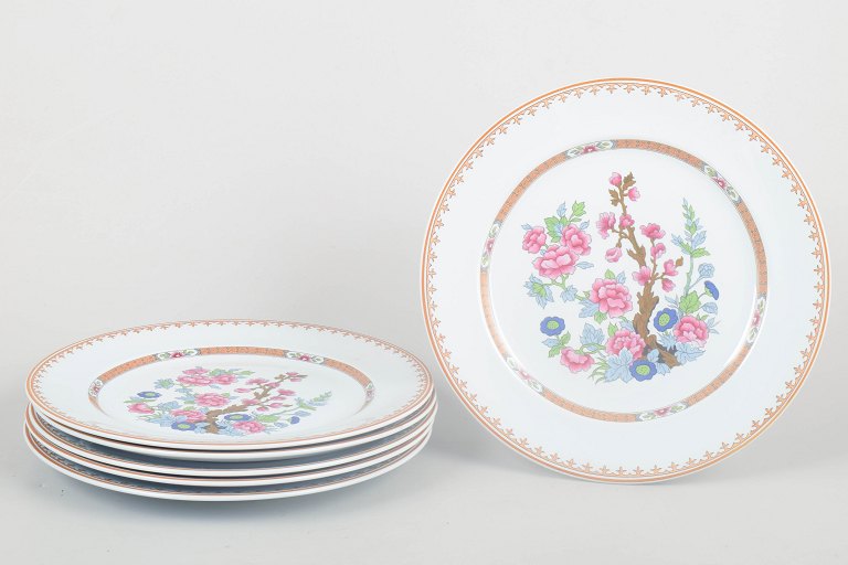 Rörstrand Lotus, set of six dinner plates.