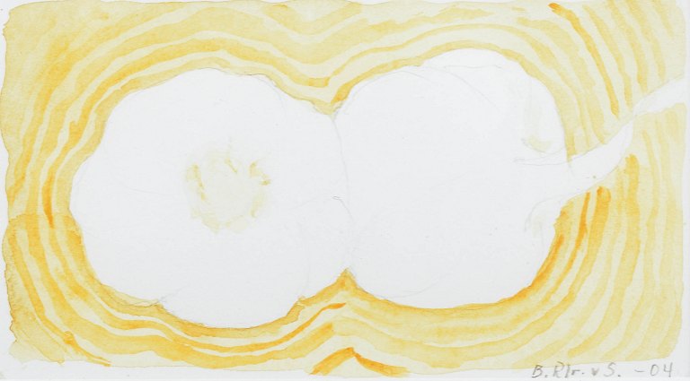 Birgitta Rolander von Schantz, watercolour, listed Swedish artist.