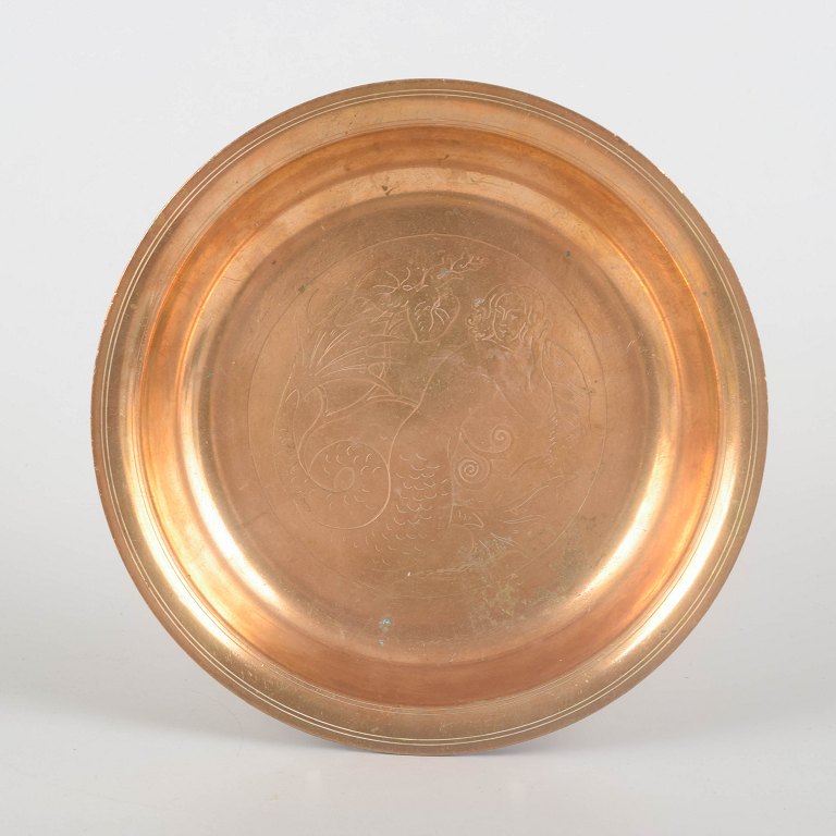 Just Andersen, bronze dish, model B96.